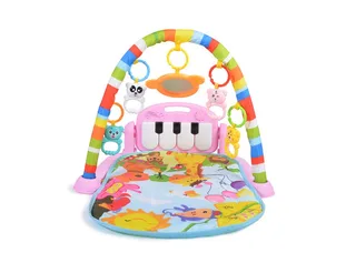 Spielbogen Fitness Girl 696-R22, Klaviertasten, Hängespielzeuge, Krabbeldecke, 100% Polyester de Moni en Rose – photo produit 3 sur 5