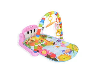 Spielbogen Fitness Girl 696-R22, Klaviertasten, Hängespielzeuge, Krabbeldecke, 100% Polyester de Moni en Rose – photo produit 2 sur 5