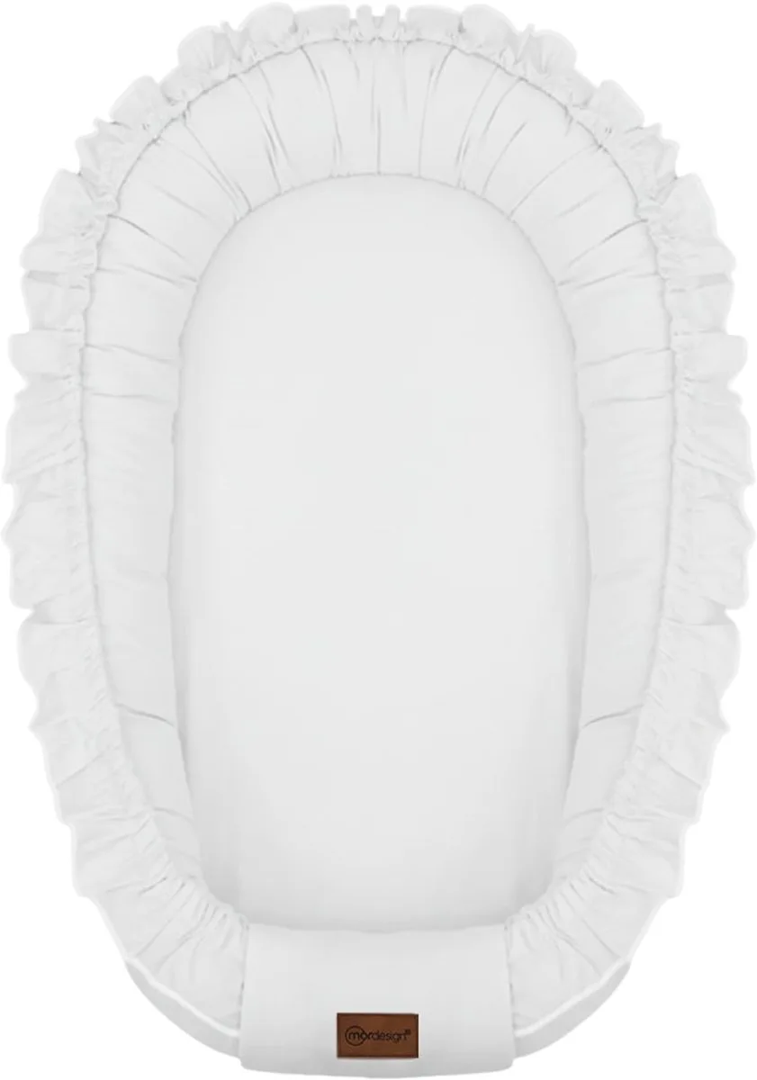 Babynest - Ruffle van MorDesign in Wit – productfoto