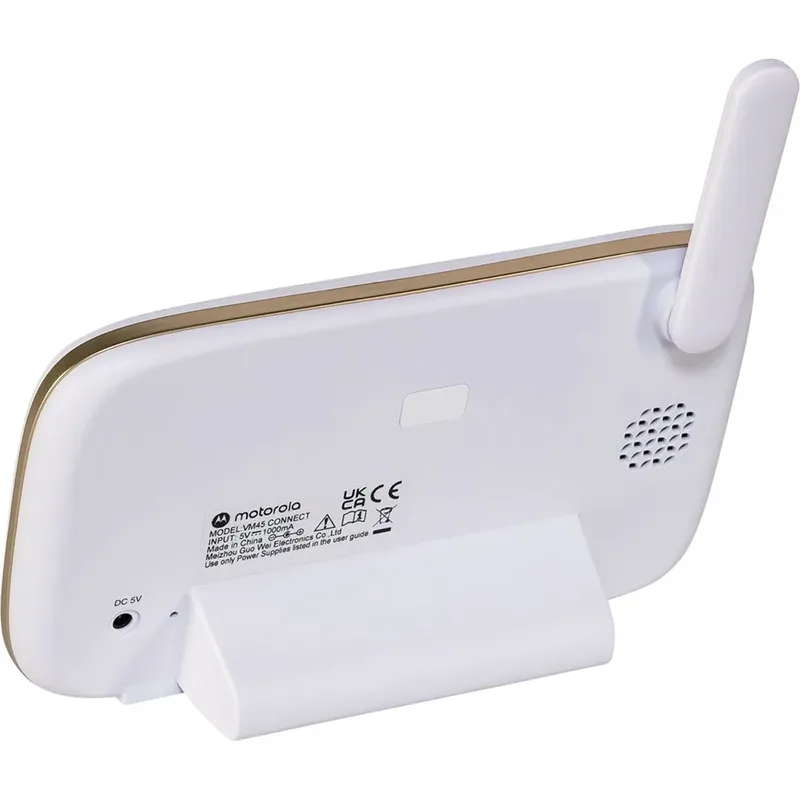 Babyfoon Motorola VM45 Connect stargrip videomonitor 5" wit von Motorola in Transparent – Produktfoto 5 von 5