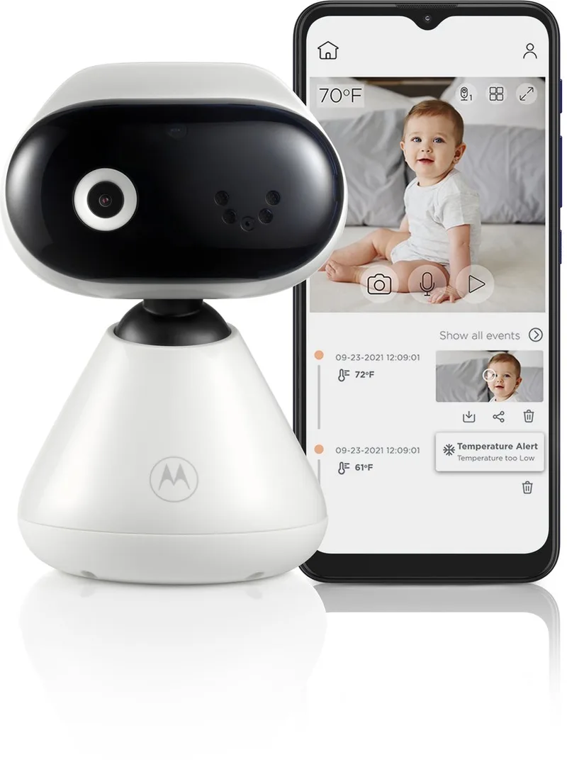 PIP1000 Babyfoon met Camera en App de Motorola en Wit – photo produit
