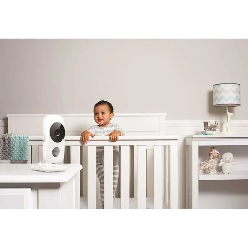 VM 483 - Babyfoon Video Baby monitor - 2.8 inch Ouder Unit - Infrarood - Digitale Zoom – Terugspreekfunctie by Motorola in White – product photo 3 of 5