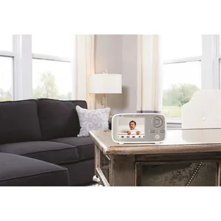 VM 483 - Babyfoon Video Baby monitor - 2.8 inch Ouder Unit - Infrarood - Digitale Zoom – Terugspreekfunctie by Motorola in White – product photo 5 of 5