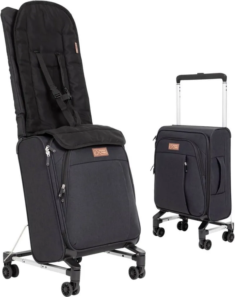 Skyrider - Bagrider - zitkoffer fra Mountain Buggy i Black – produktbillede