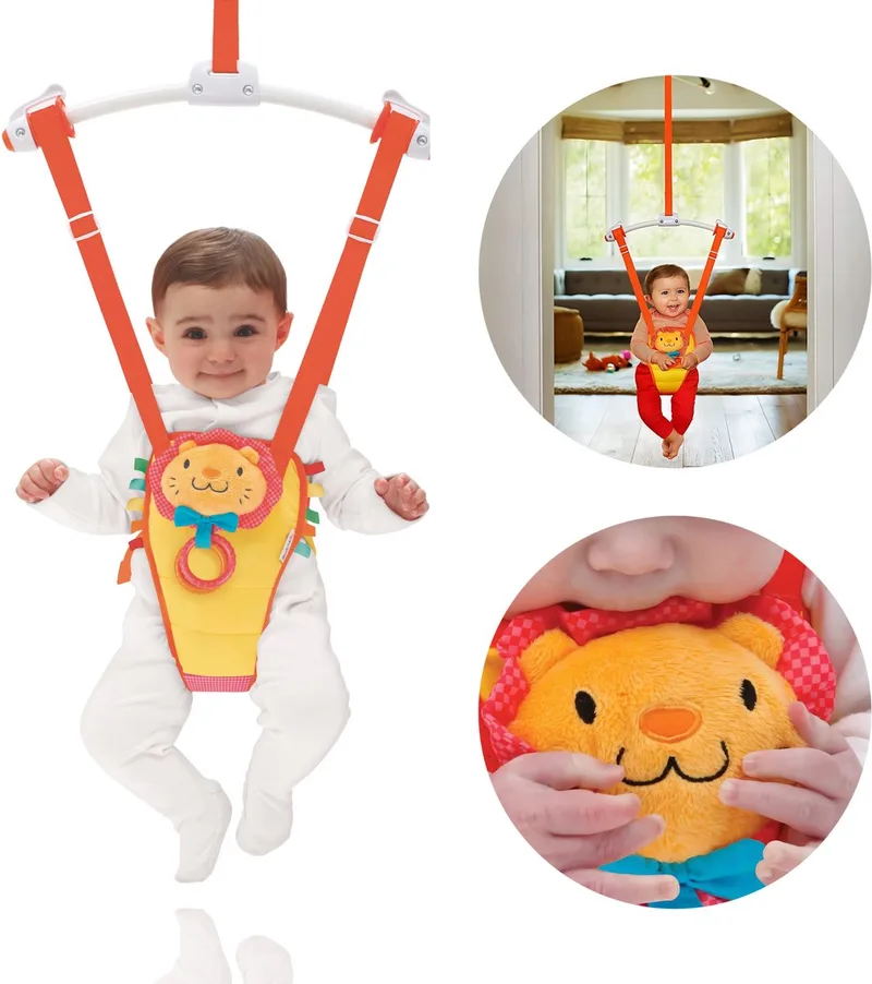 babyschommel - Bounce & Play - Door Bouncer - Babyschommel voor aan de Deur - Wipstoelje - Schommelstoel by Munchkin in Multi – product photo