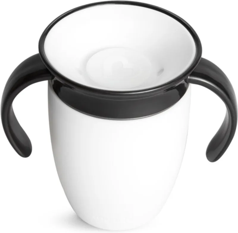 Miracle 360° Sippy Cup Oefenbeker - Wit - 296ml - Anti-lek van Munchkin in Trainer Wit – productfoto