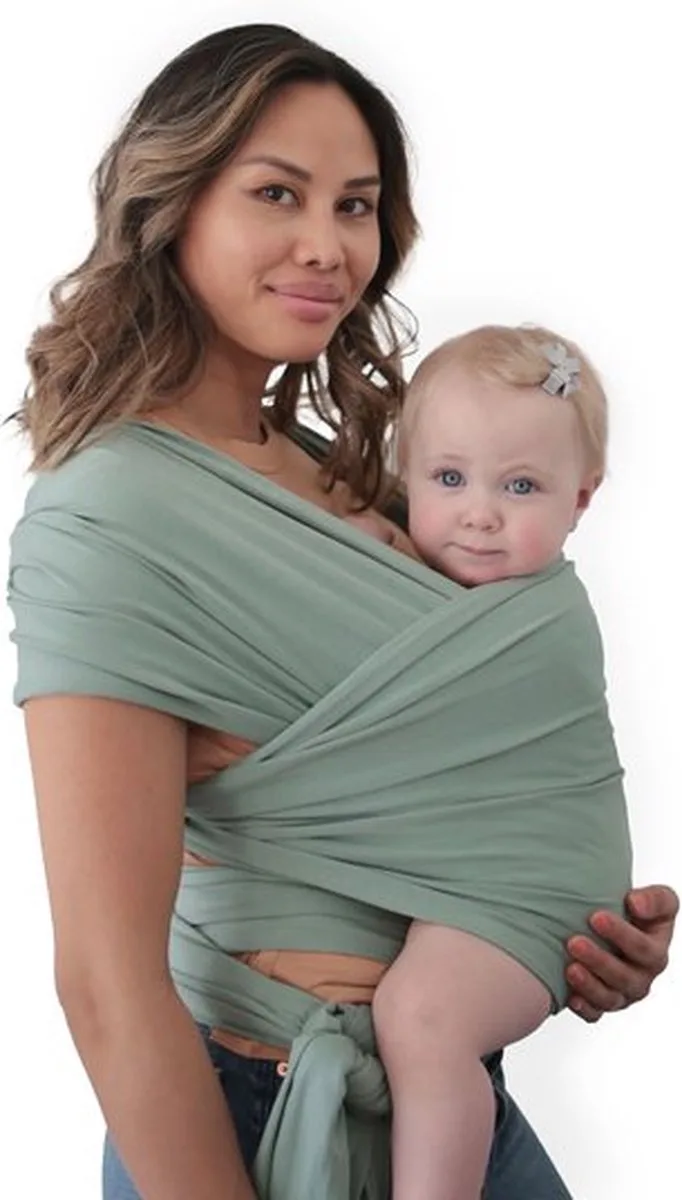 Baby wikkeldoek - Draagdoeken en -zakken voor baby's by Mushie in Roman Green – product photo