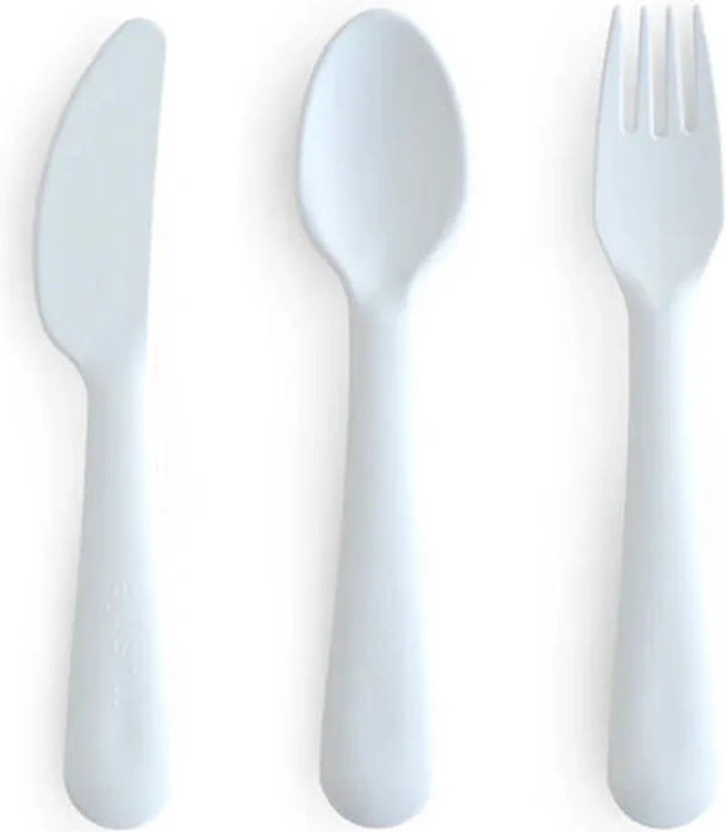 Bestekset | Powder Blue de Mushie en Powder blue – photo produit
