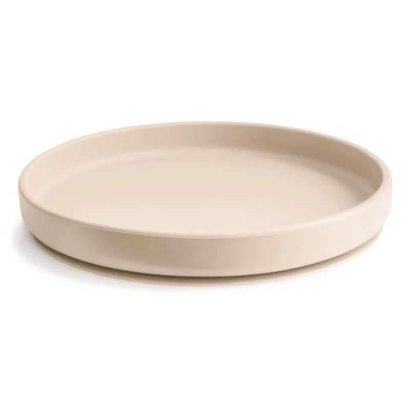 Bord Classic Siliconen Shifting Sand van Mushie in Print – productfoto