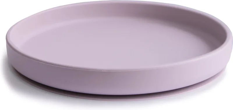 Bord Classic Siliconen Soft van Mushie in Lilac – productfoto