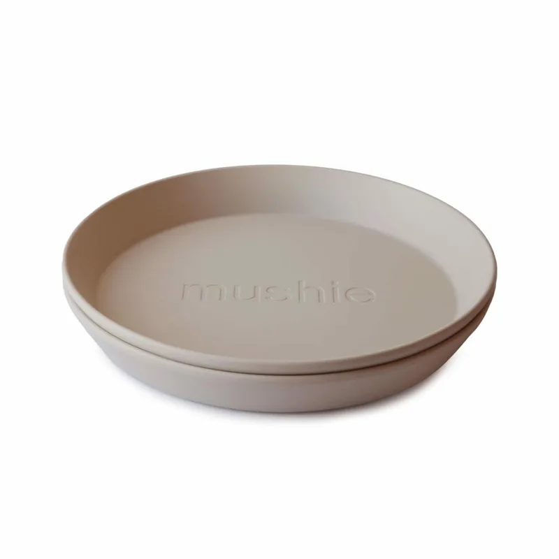 Borden Set Vanilla 2 stuks de Mushie – photo produit