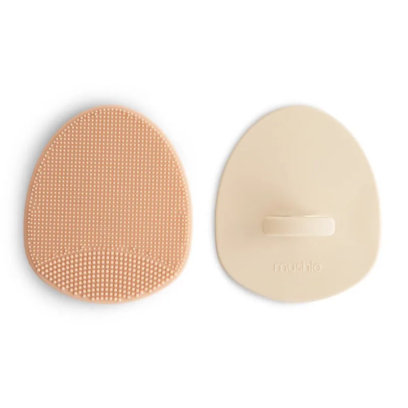 Haarborstel Mushie Newborn Blush/Sand van Mushie – productfoto 1 van 3