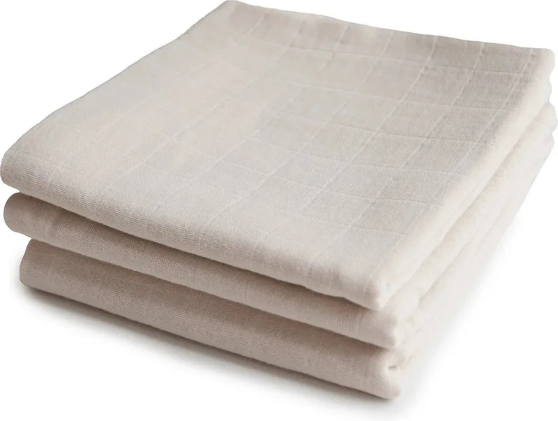 Hydrofiele Doeken (set van 3) - Fog by Mushie in Print – product photo