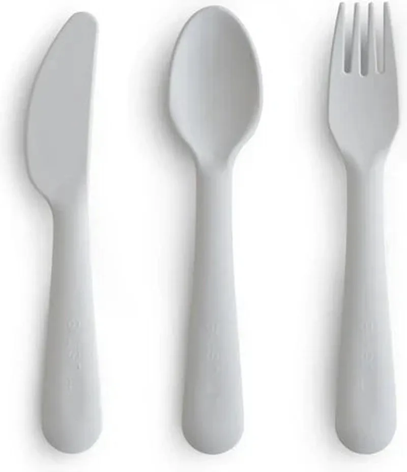 Kinderbestek Set Diner van Mushie in Cloud – productfoto