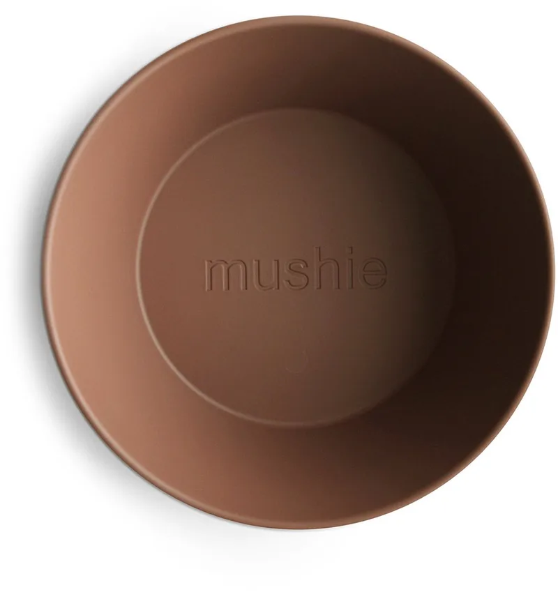 Kinderservies Kom Rond Set Van 2 från Mushie i Flerfärgad – produktbild