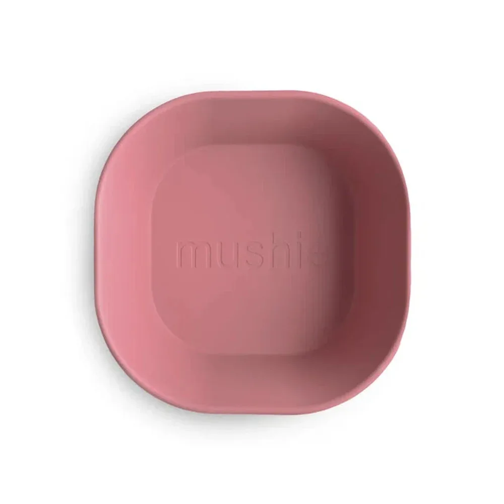 Kommetjes 2st Vierkant - Dusty Rose de Mushie – photo produit