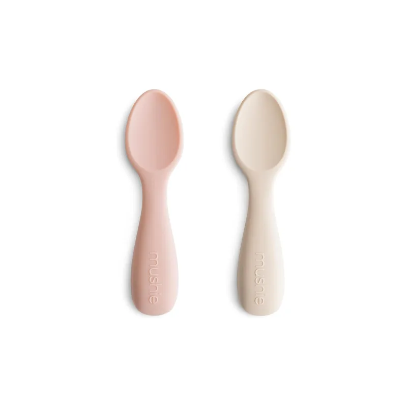 Lepels Mushie Siliconen Small Blush/Shifting Sand 2st van Mushie – productfoto