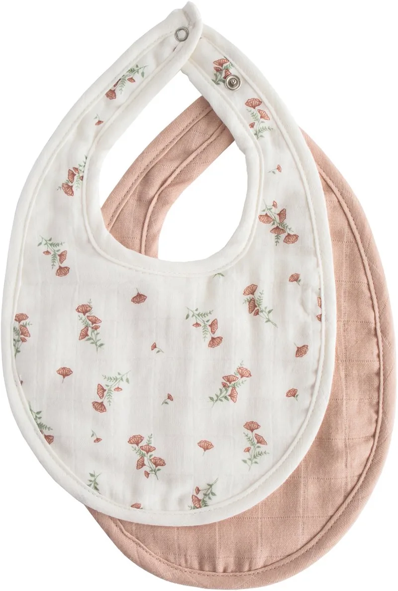 Mousseline Slab - Blush / Floral by Mushie in Pink – product photo