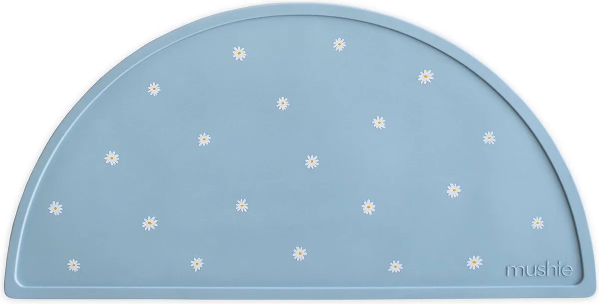 Placemat Siliconen - Daisy fra Mushie i Hvid – produktbillede