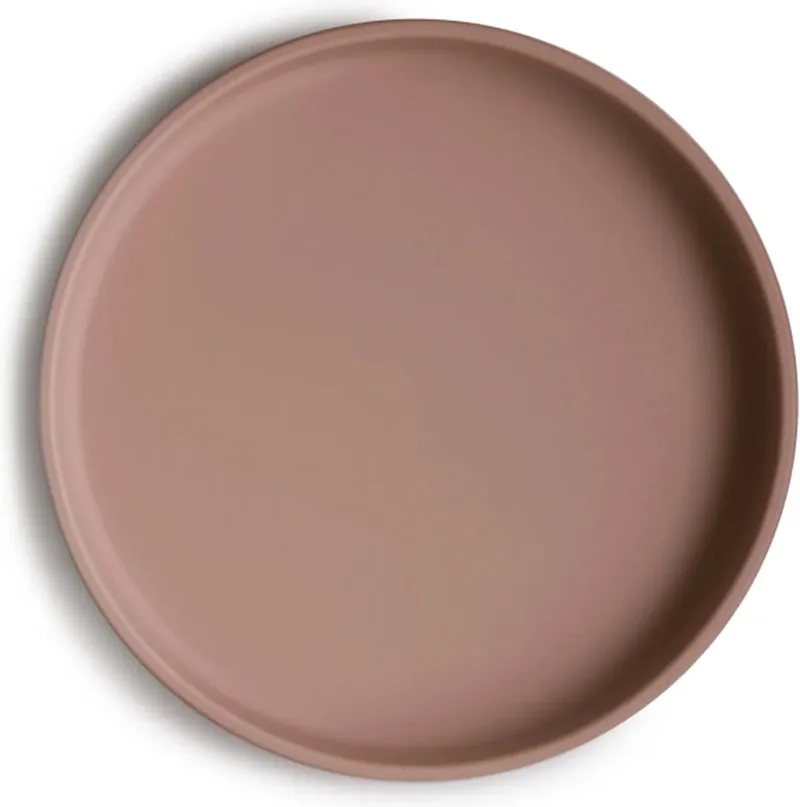 Silicone Bord Met Zuignap de Mushie en [Paars, Blauw] – photo produit