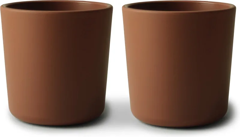 Siliconen drinkbeker by Mushie in Caramel – product photo