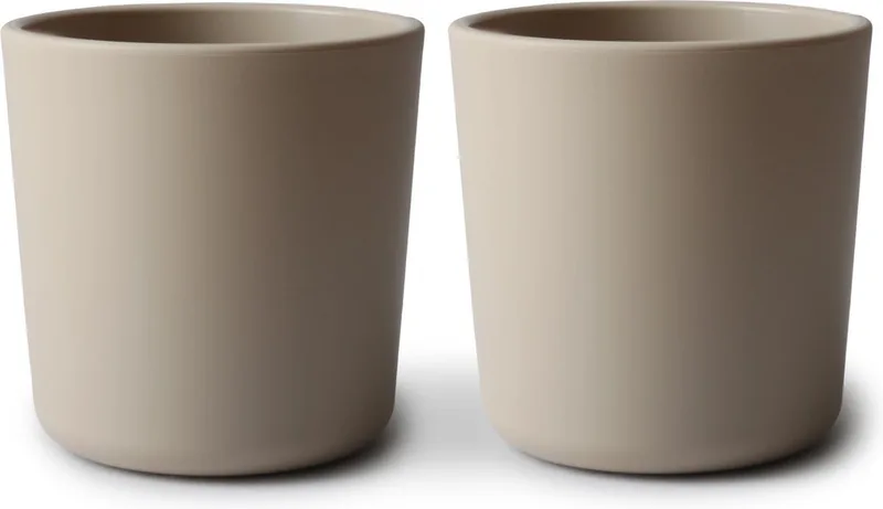 Siliconen drinkbeker by Mushie in Vanilla – product photo