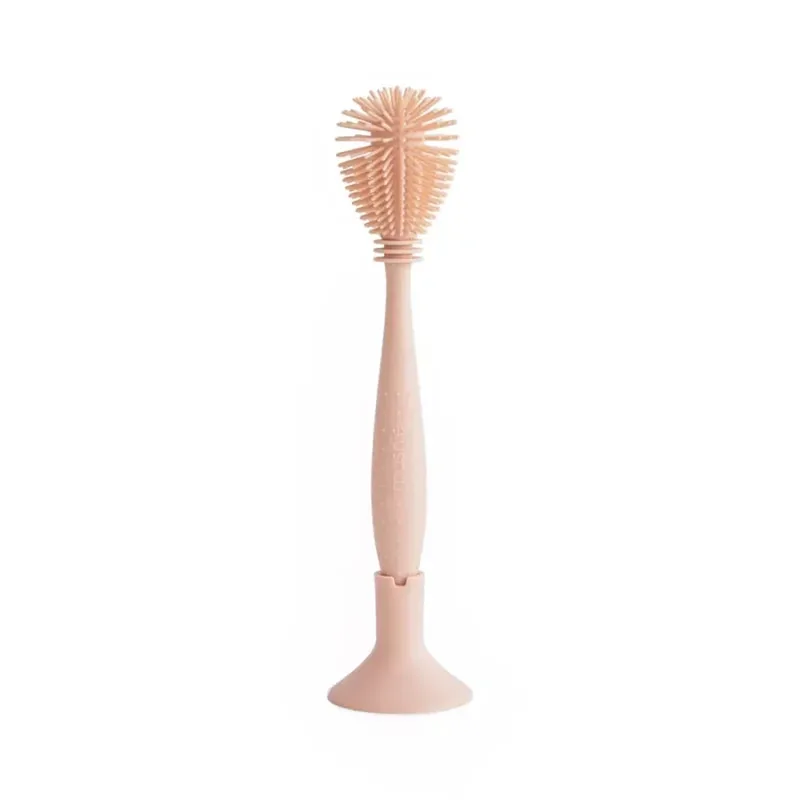 Siliconen Flessenborstel - Reinigen Zuigflessen - Blush by Mushie – product photo
