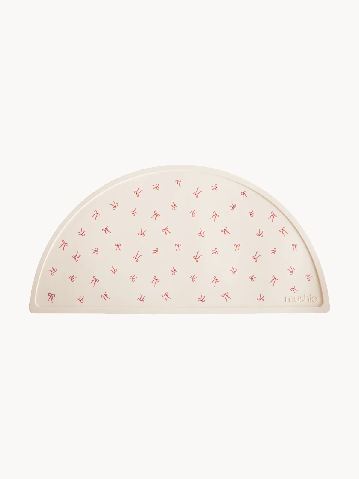 Siliconen placemat Bows de Mushie – photo produit