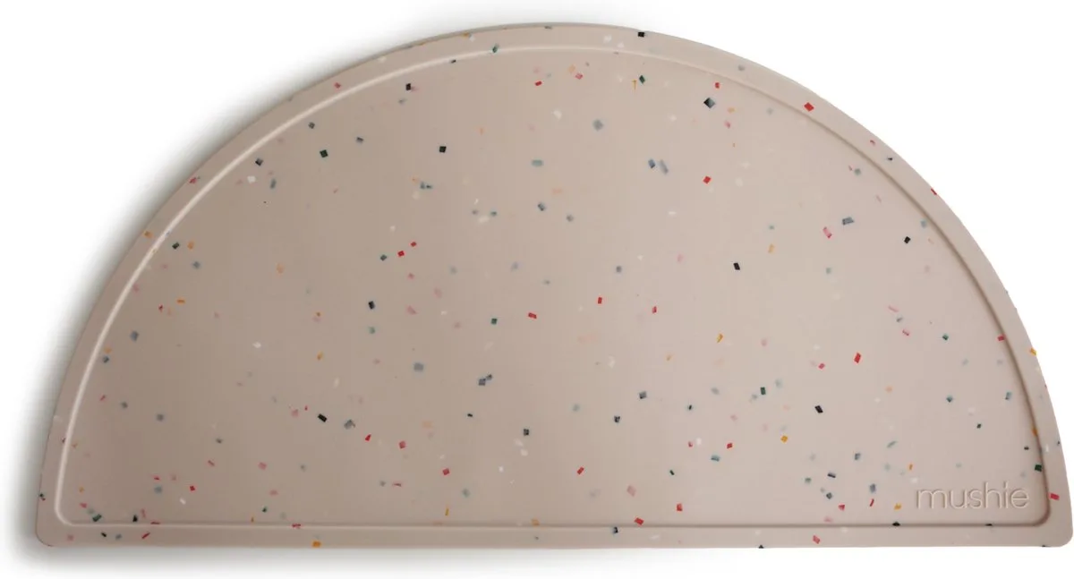 Siliconen Placemats - Placemats - Confetti de Mushie en Vanilla – photo produit