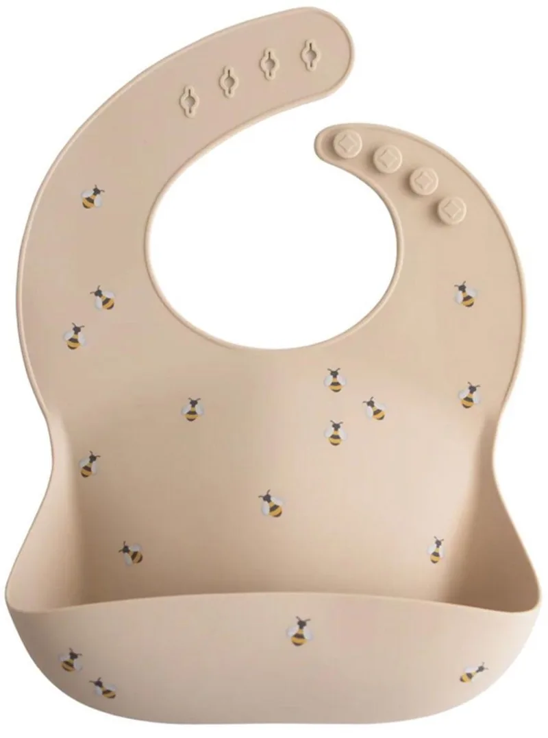 Siliconen Slab - Bee by Mushie in Créme – product photo