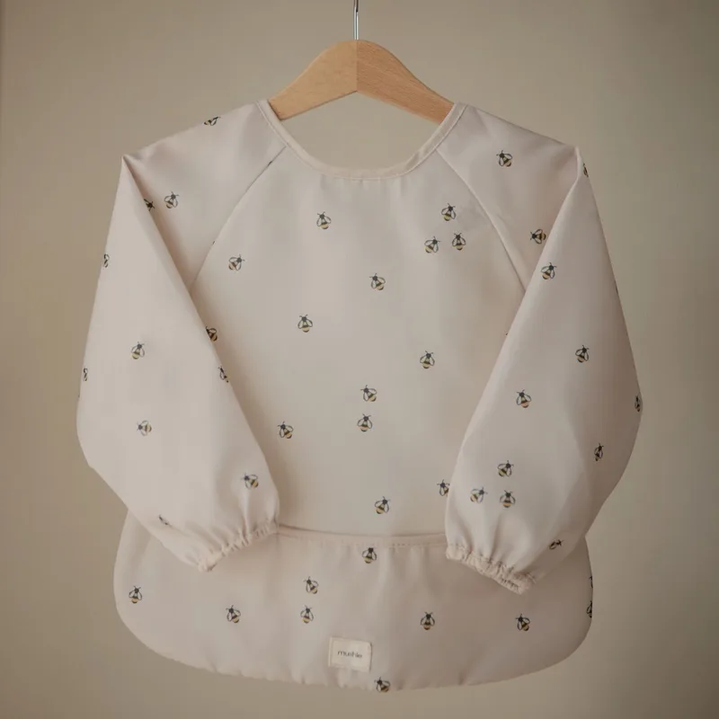Slab met Mouwen - Bees by Mushie in Créme – product photo 3 of 4