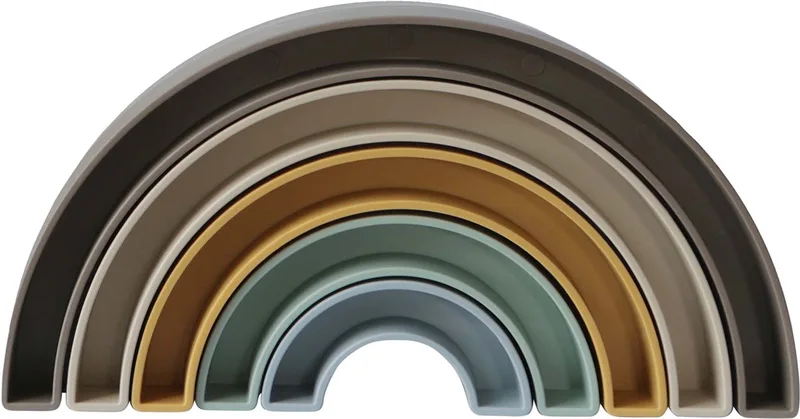 Stapeltoren Regenboog - Hillside + 10m by Mushie in Multicolour – product photo