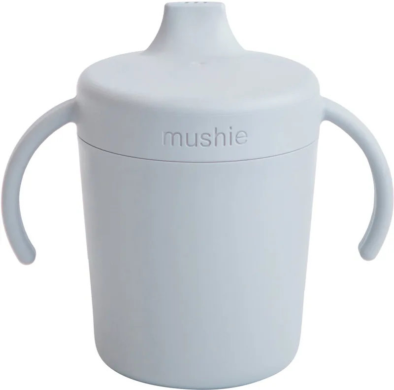 Training Siliconen Tuitbeker van Mushie in Print – productfoto