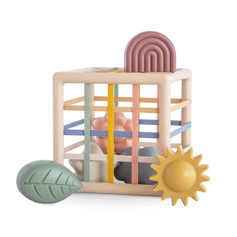Vormenstoof Mushie Elastic Shape Sorter van Mushie – productfoto 1 van 4