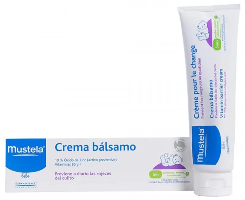 Baby 1 2 3 Vitamin Barrier Cream 150ml van Mustela – productfoto