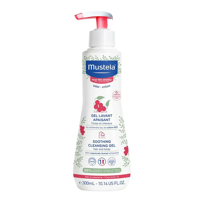 Baby-kids Comfort 300ml Douchegel fra Mustela – produktbillede