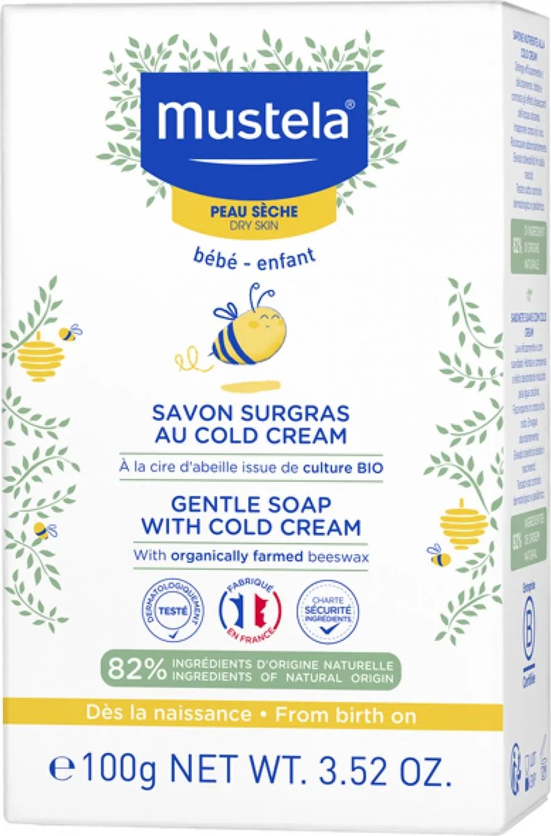 Blok Zeep Mustela Cold Cream (100 g) de Mustela – photo produit