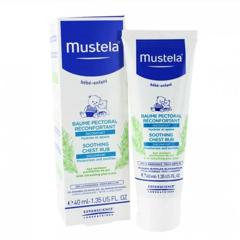 Crème Baume Pectoral Réconfortante 40ml fra Mustela – produktbillede