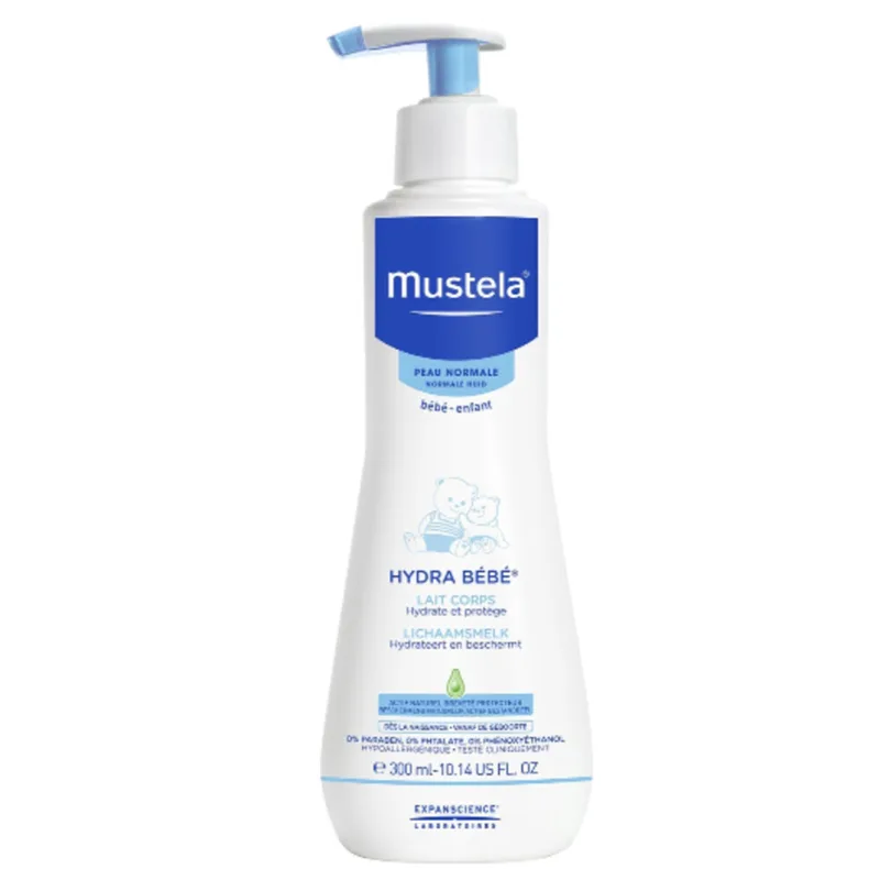 Hydra Baby Bodymilk Normale Huid 300 ml van Mustela – productfoto