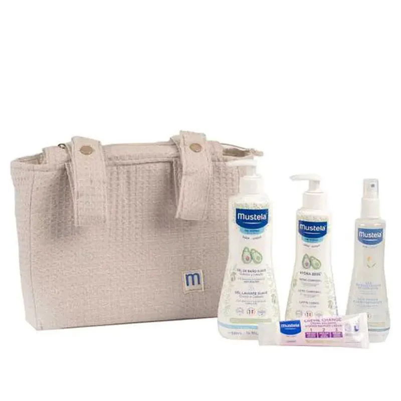 Stroller Bag Set Vochtinbrengende Crème de Mustela – photo produit