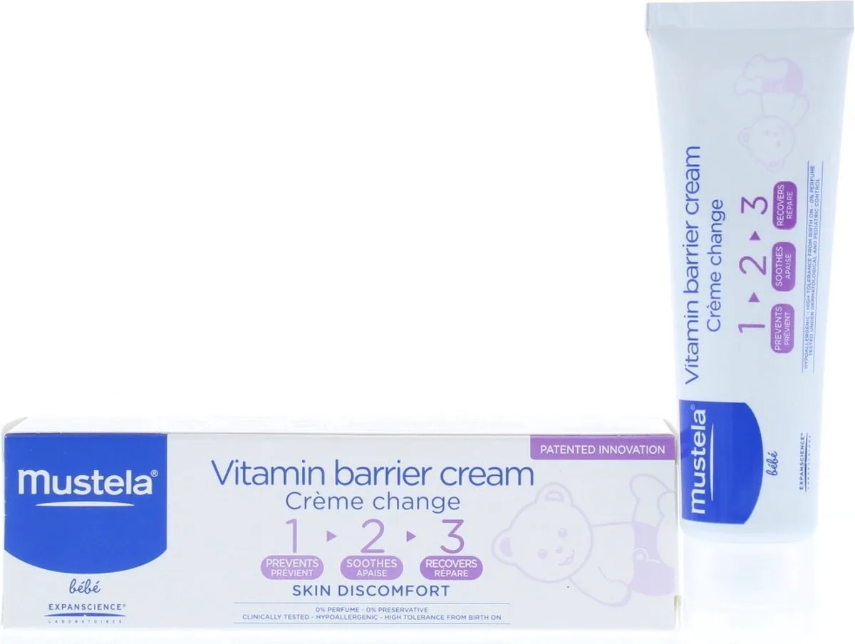 Vitamin Barrier Cream 123 50ml från Mustela – produktbild
