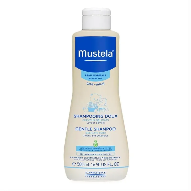 Zachte Shampoo 500ml fra Mustela – produktbillede