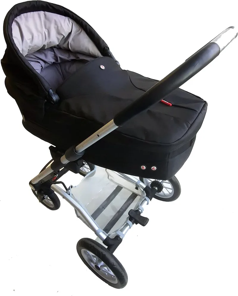 MUTSY - 4RIDER CARGO - Combi wagen - Reiswieg / Buggy / Babysitter de Mutsy en Zwart – photo produit