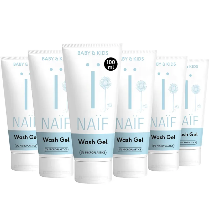 Baby & Kids Wasgel Mini 6x100 ml von Naïf – Produktfoto