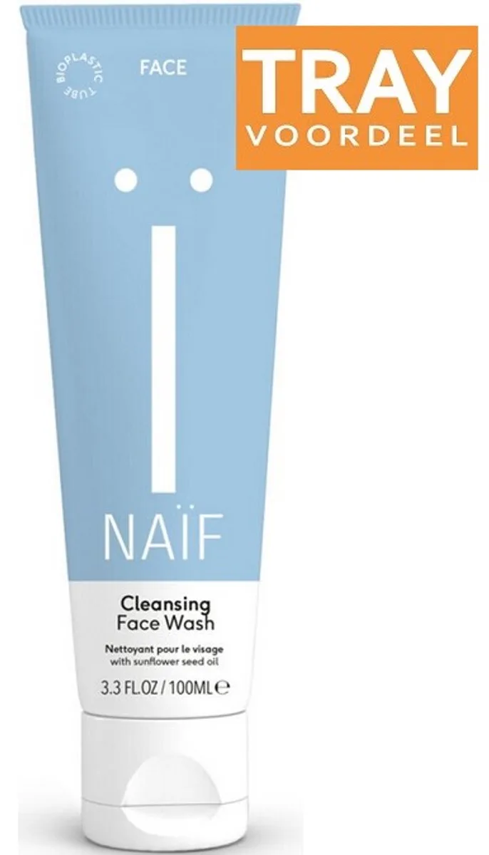 FACE CLEANSING FACE WASH GEZICHTSREINIGER 6 X 100 ML de Naïf – photo produit