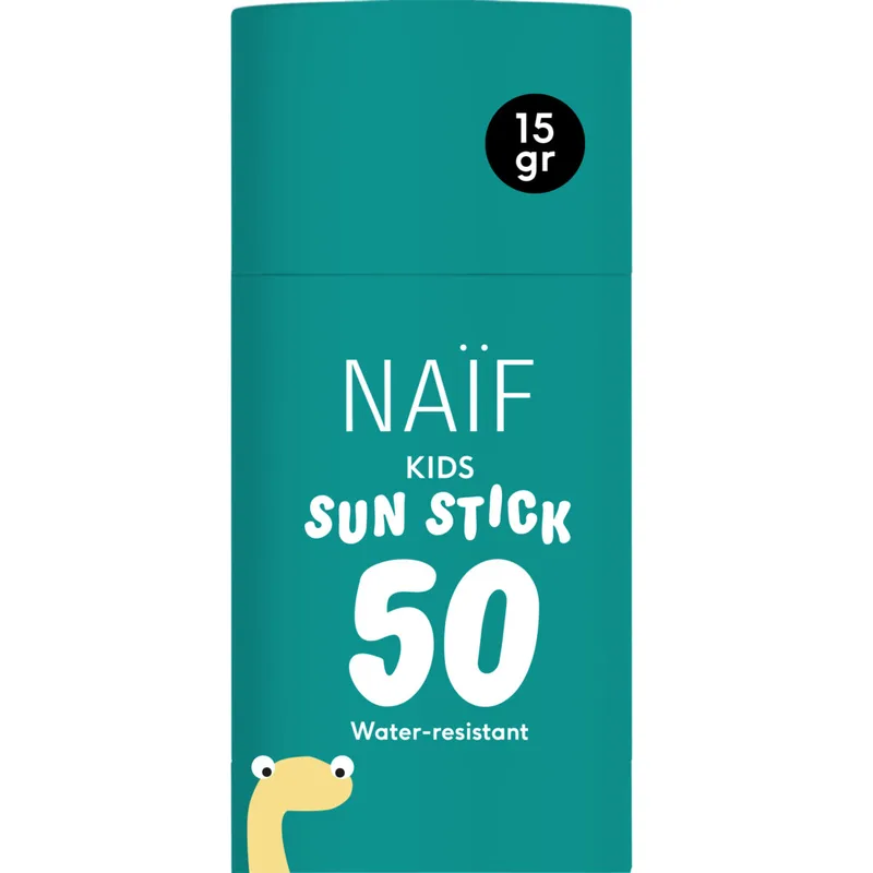 Kids Sun zonnebrandstick SPF50 15 gr van Naïf – productfoto