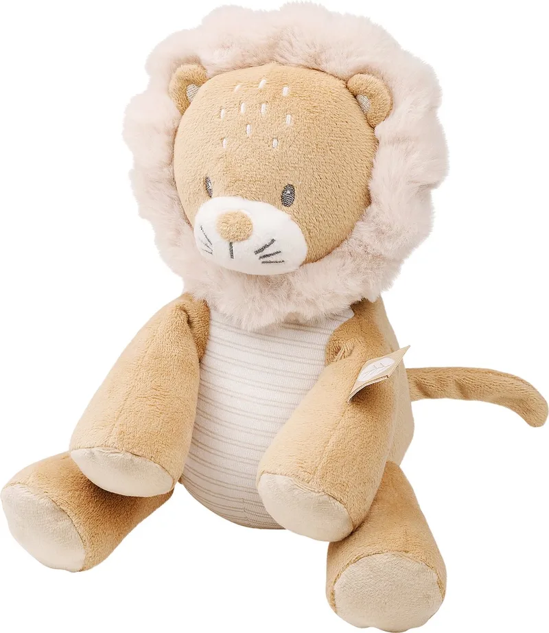 FLO, ERNEST & OLI Knuffel - Leeuw - 29 cm - Bruin de Nattou en Leeuw Bruin – photo produit