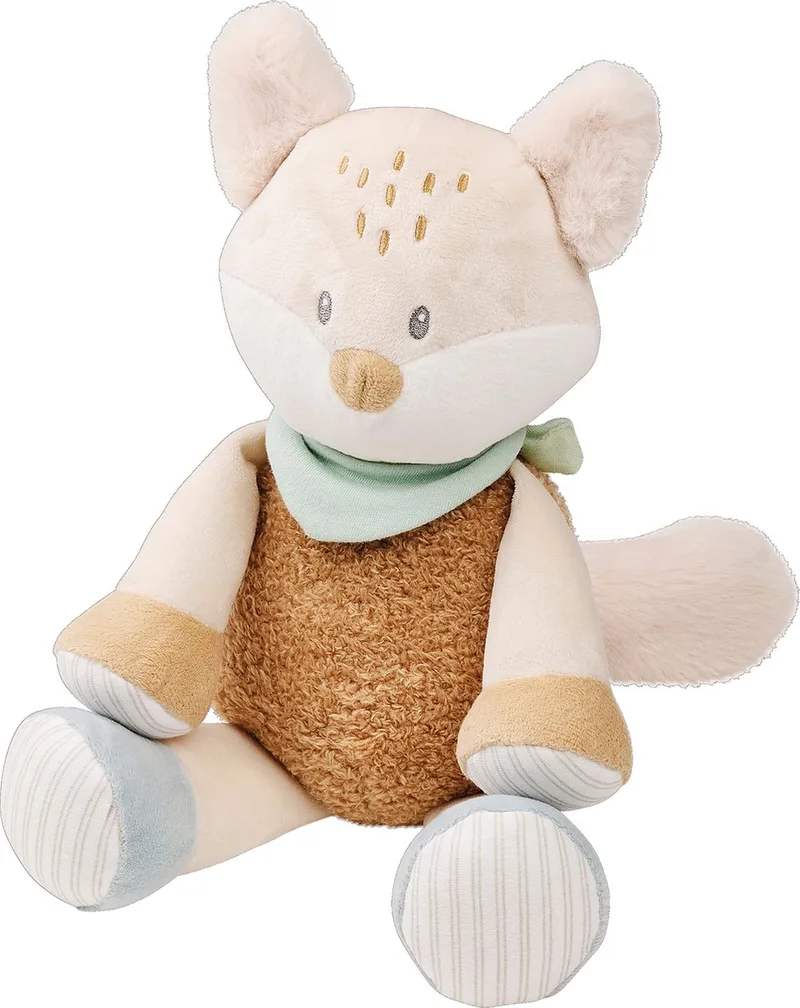 FLO, ERNEST & OLI Knuffel - Vos - 29 cm - Munt Groen van Nattou in Vos Munt – productfoto