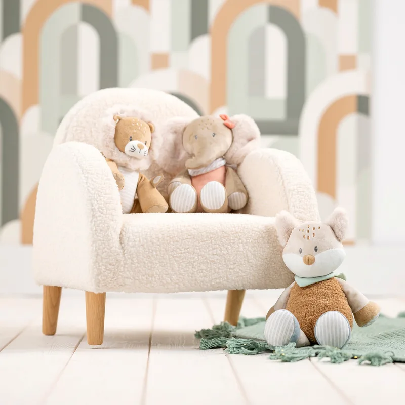 FLO, ERNEST & OLI Knuffel - Vos - 29 cm - Munt Groen by Nattou in Vos Munt – product photo 2 of 2