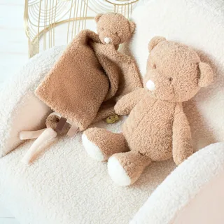 Knuffel beer 30 cm van Nattou in Bruin, 30 × 28 × 10 mm – productfoto 2 van 2